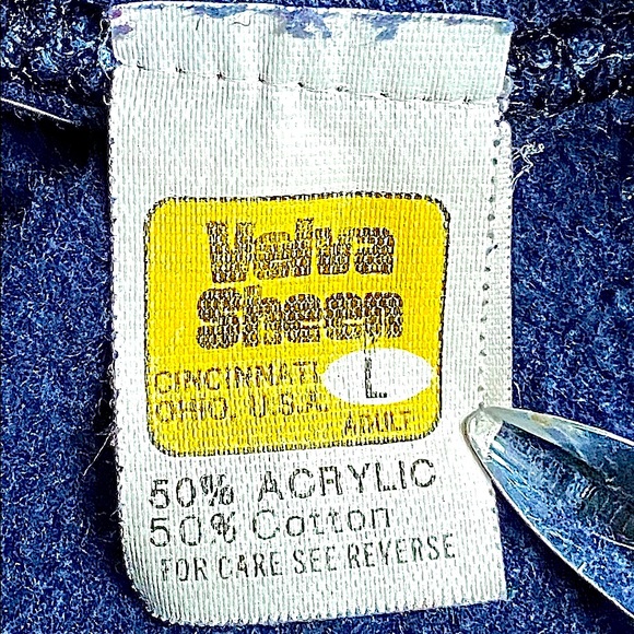 🇺🇸Velva Sheen Vintage UNC Sweatshirt L Made in USA - Picture 4 of 9